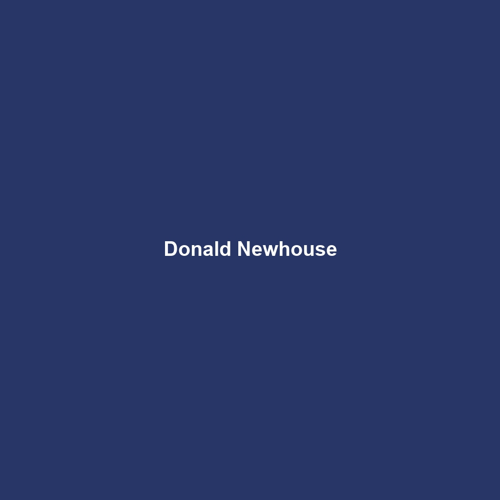 Donald Newhouse