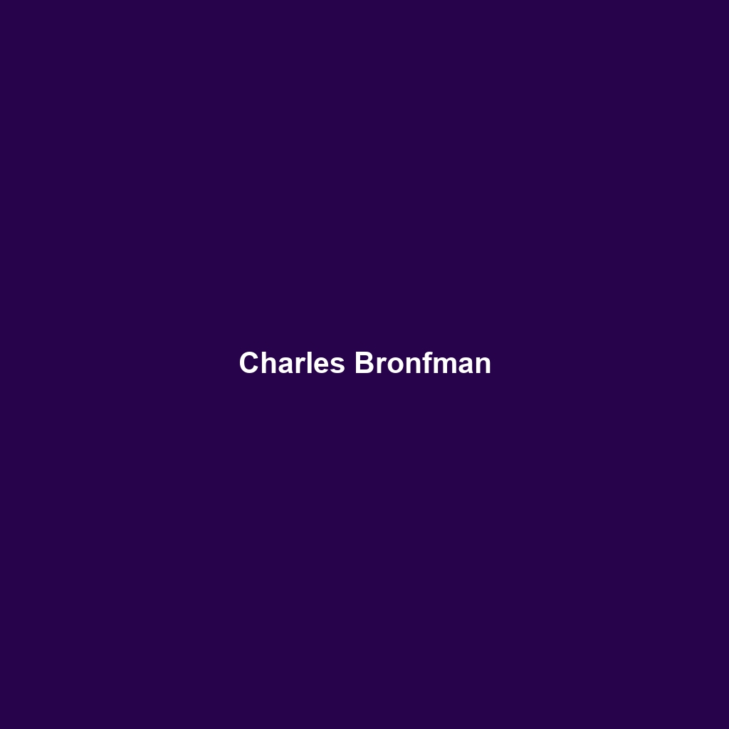 Charles Bronfman