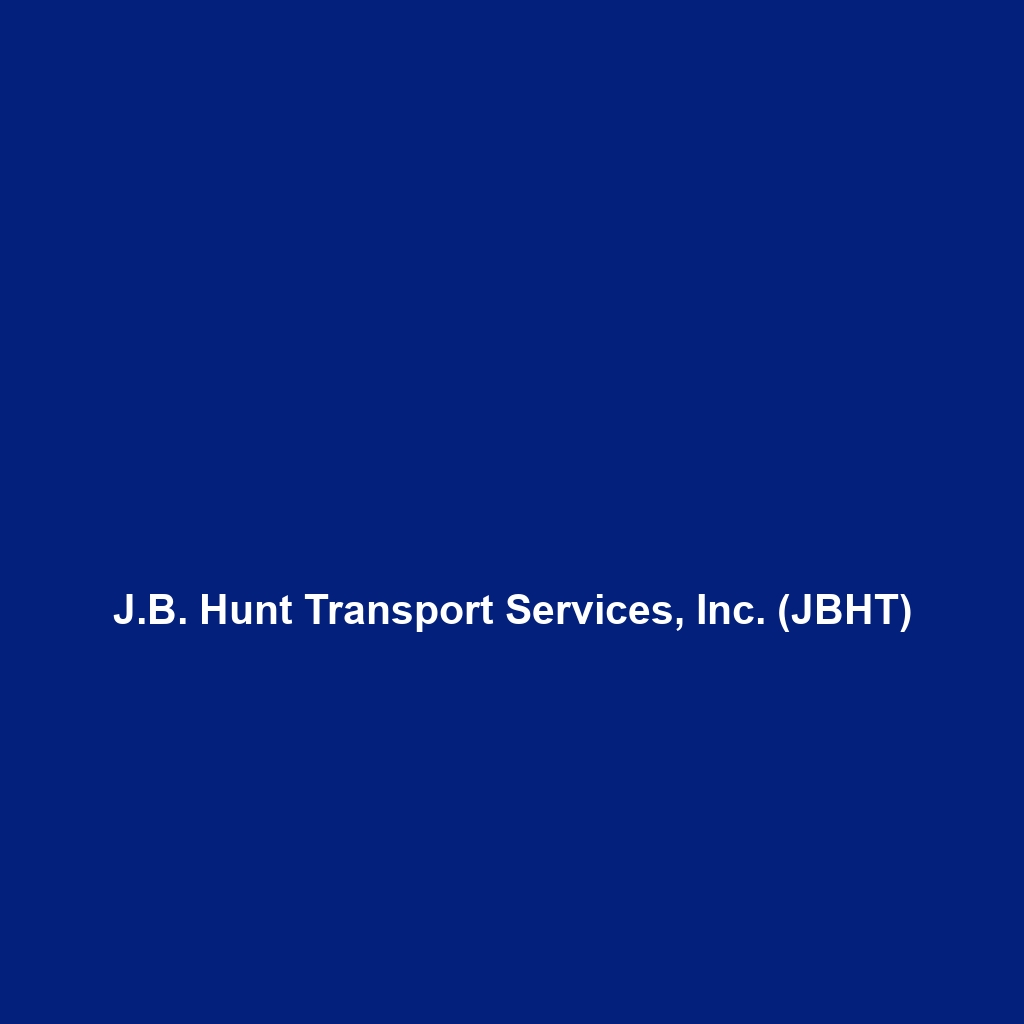 J.B. Hunt Transport Services, Inc. (JBHT)