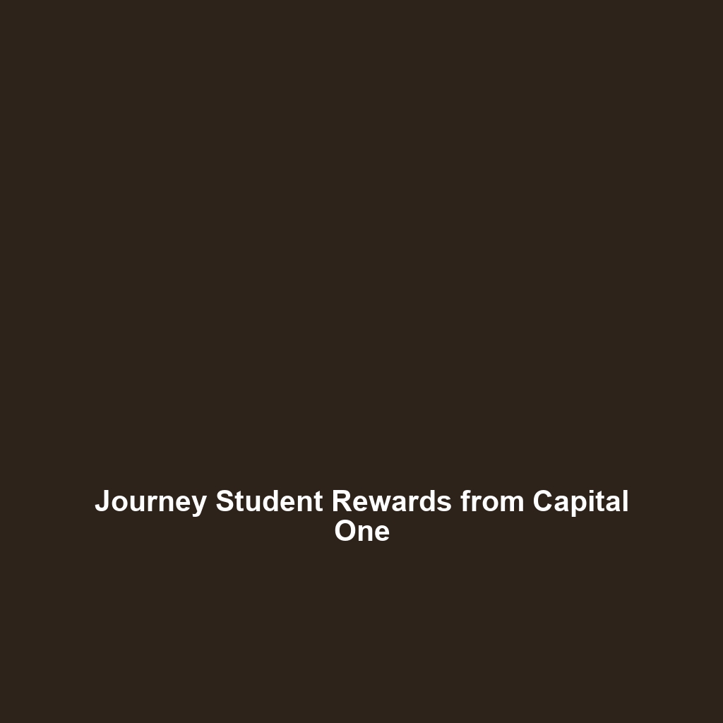 Journey Student Rewards from Capital One