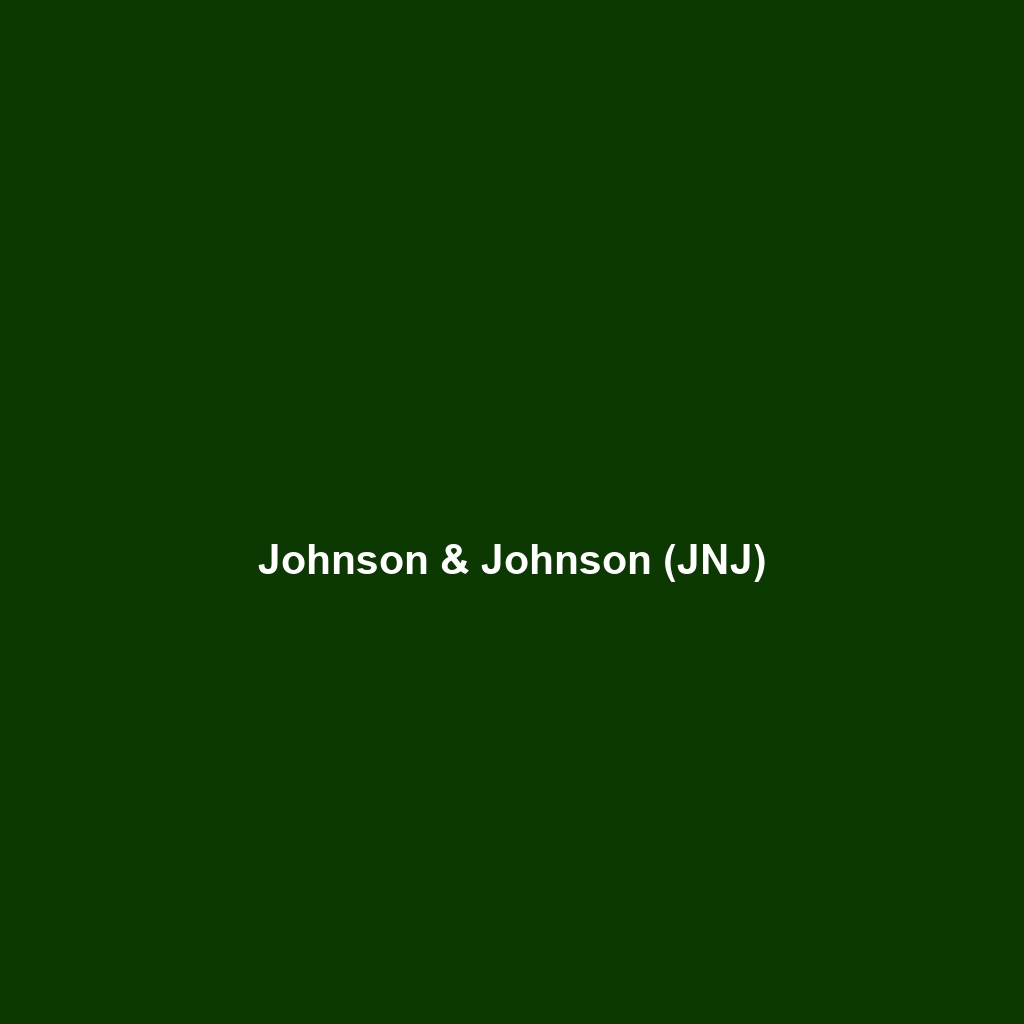 Johnson & Johnson (JNJ)