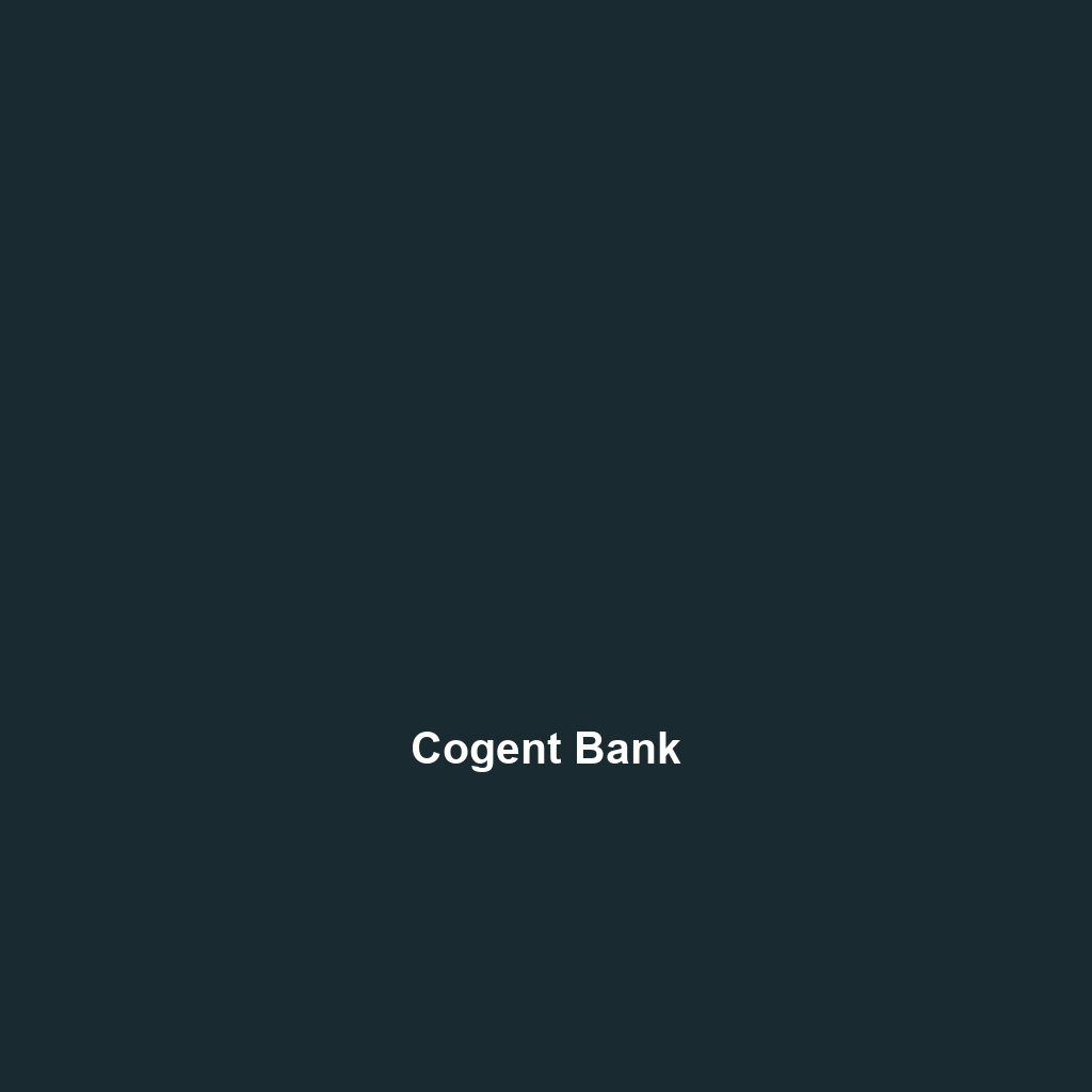 Cogent Bank