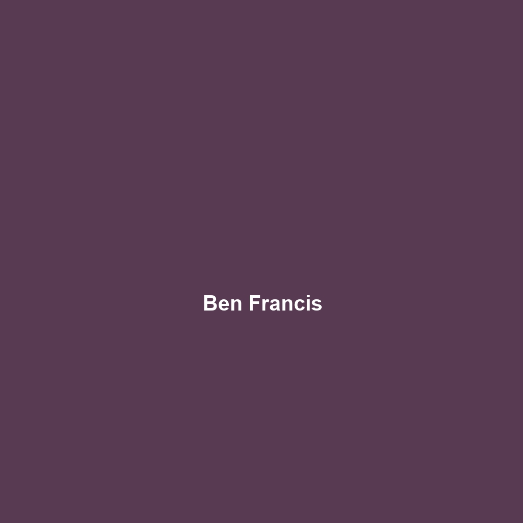 Ben Francis