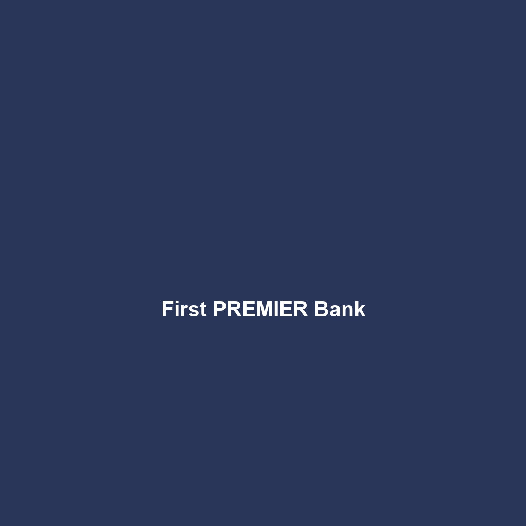 First PREMIER Bank