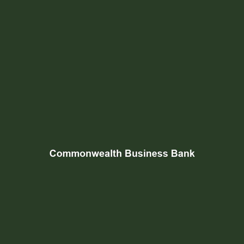 Commonwealth Business Bank