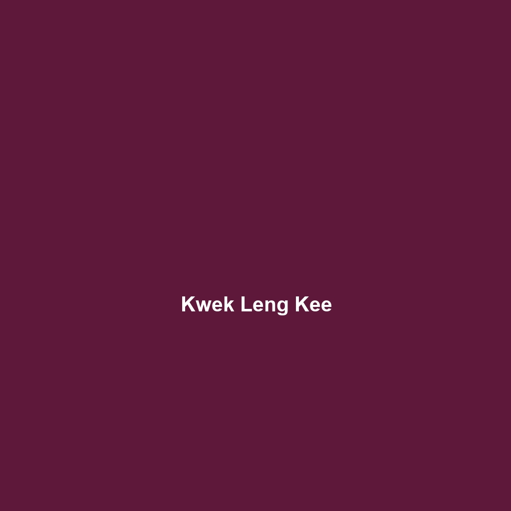 Kwek Leng Kee