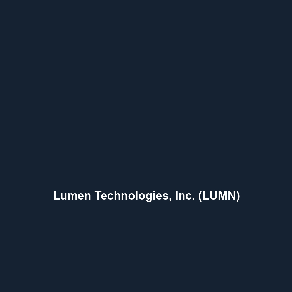 Lumen Technologies, Inc. (LUMN)