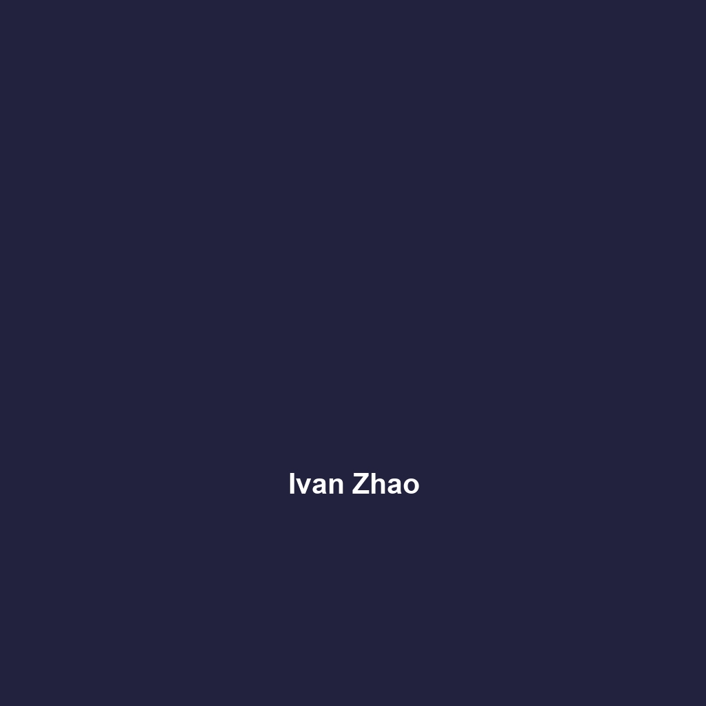 Ivan Zhao