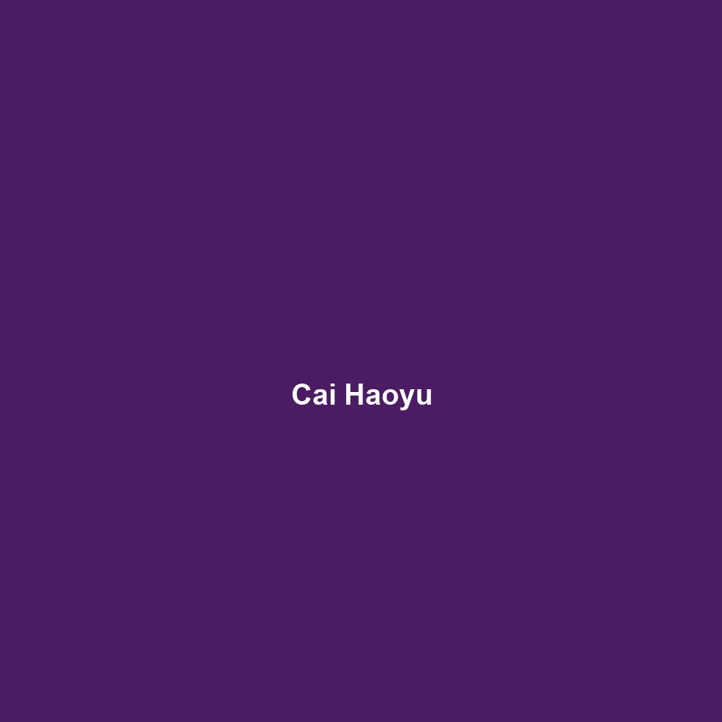 Cai Haoyu