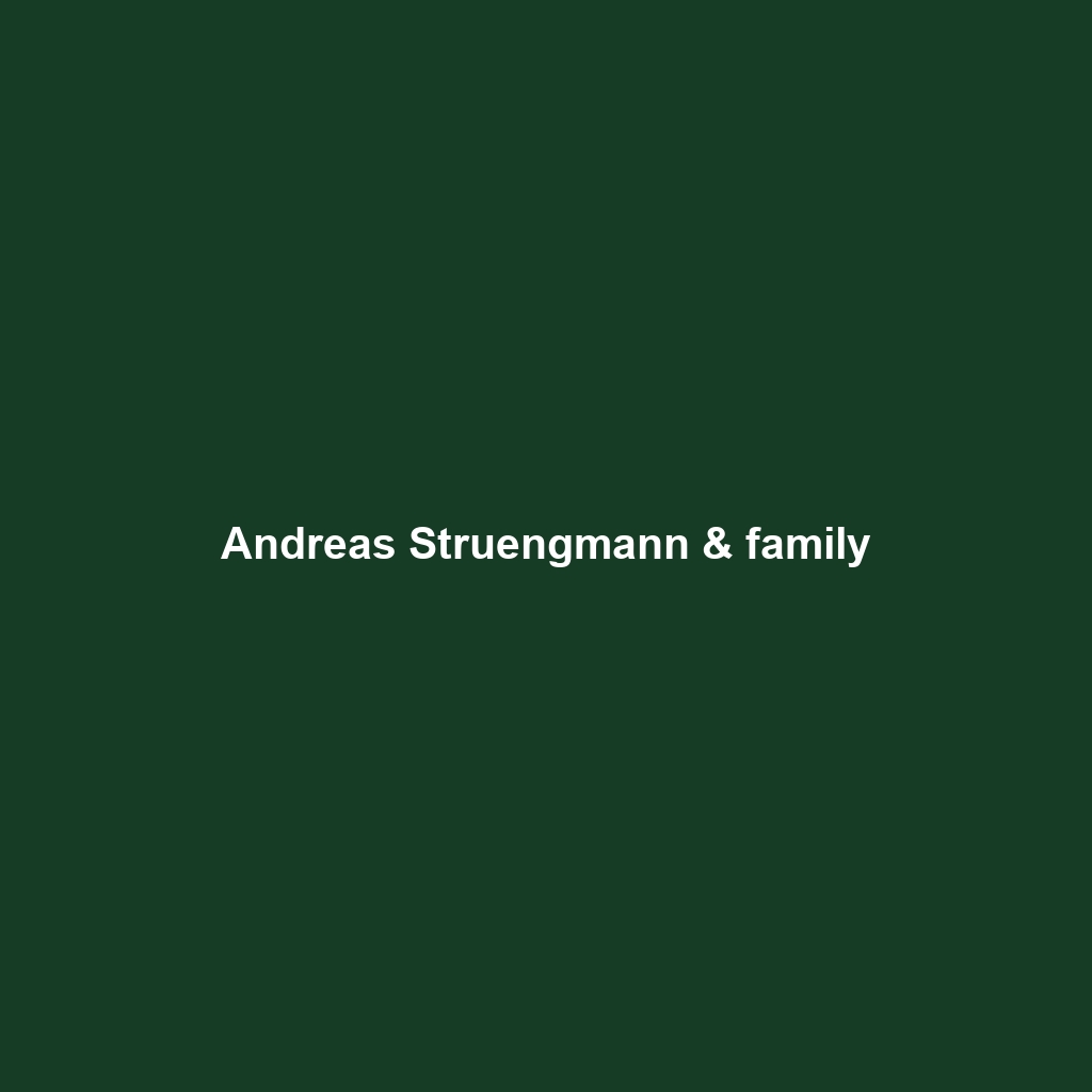 Andreas Struengmann & family