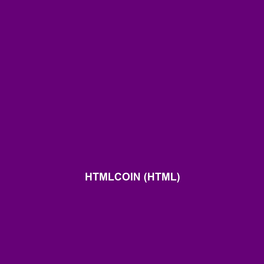 HTMLCOIN (HTML)