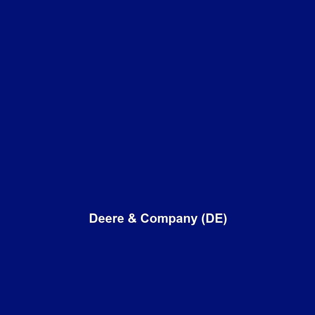 Deere & Company (DE)