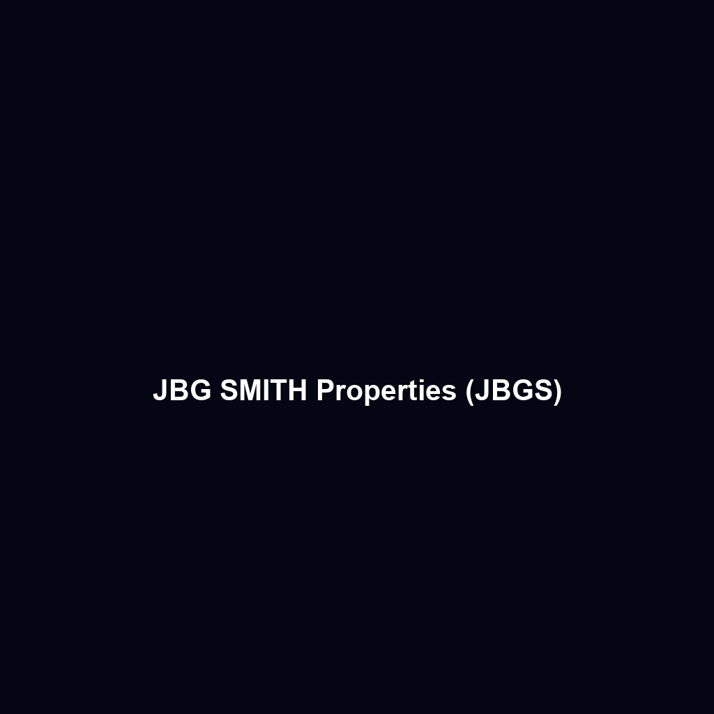 JBG SMITH Properties (JBGS)