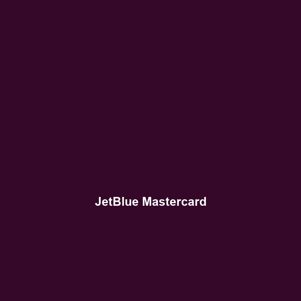 JetBlue Mastercard