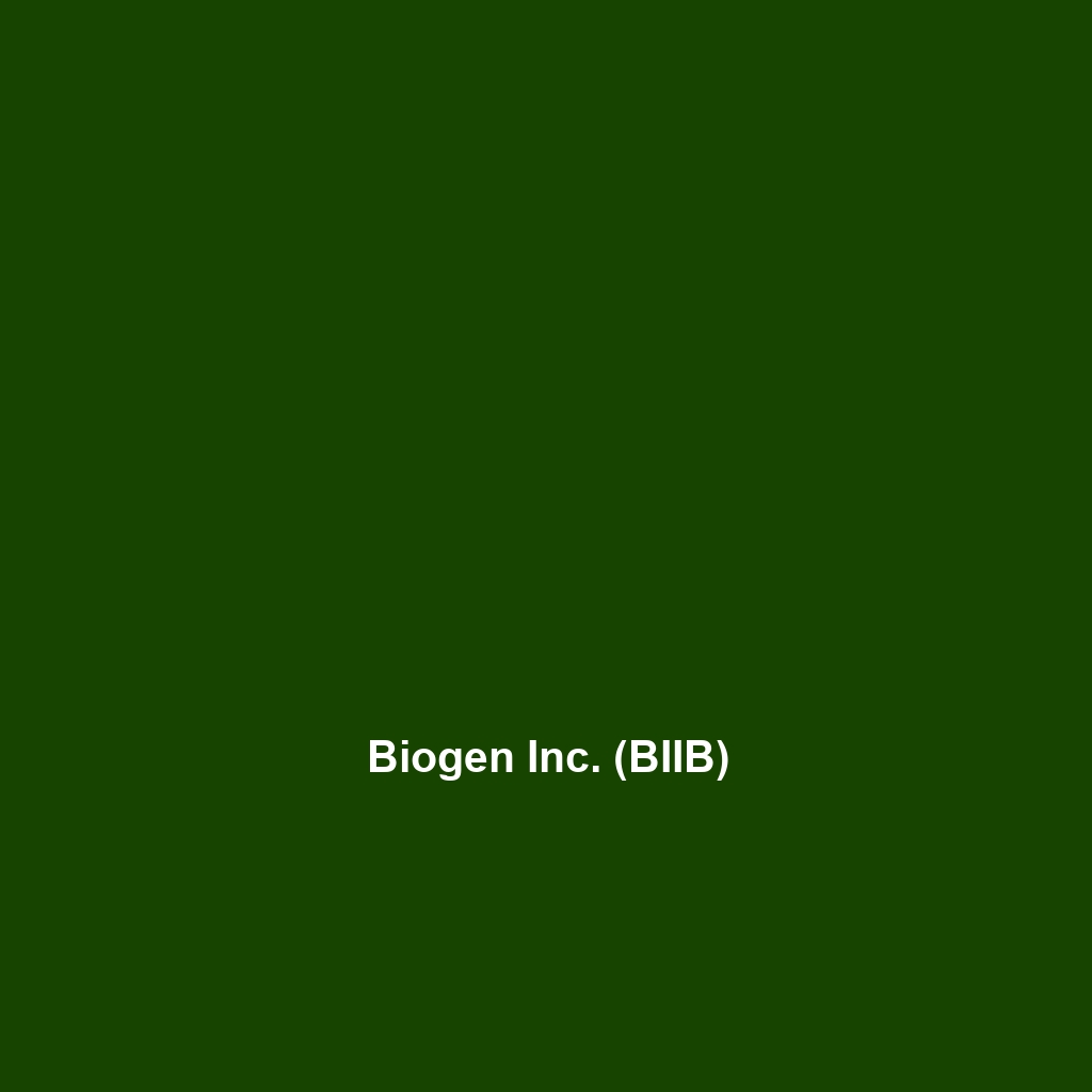 Biogen Inc. (BIIB)