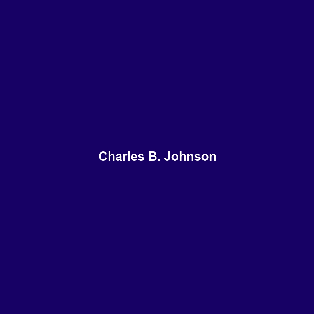 Charles B. Johnson