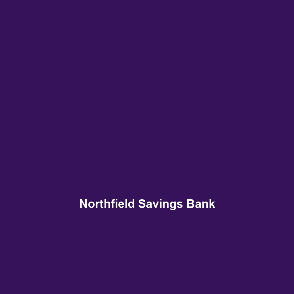 Northfield Savings Bank