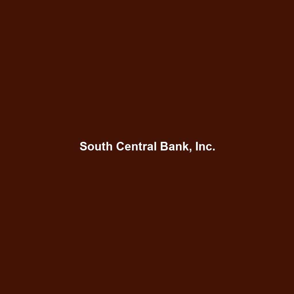 South Central Bank, Inc.