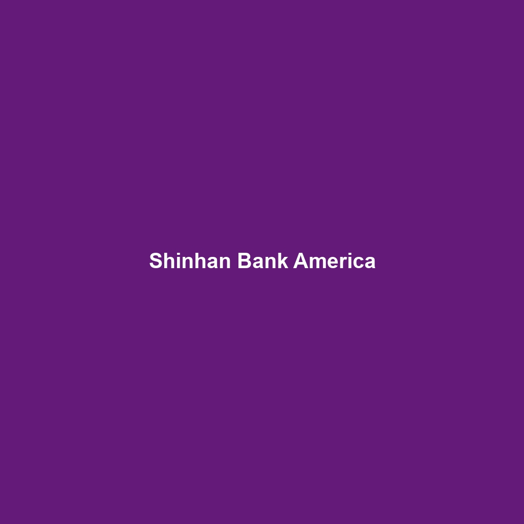 Shinhan Bank America