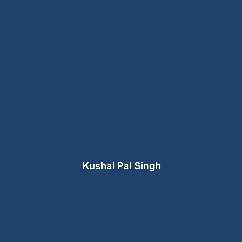 Kushal Pal Singh