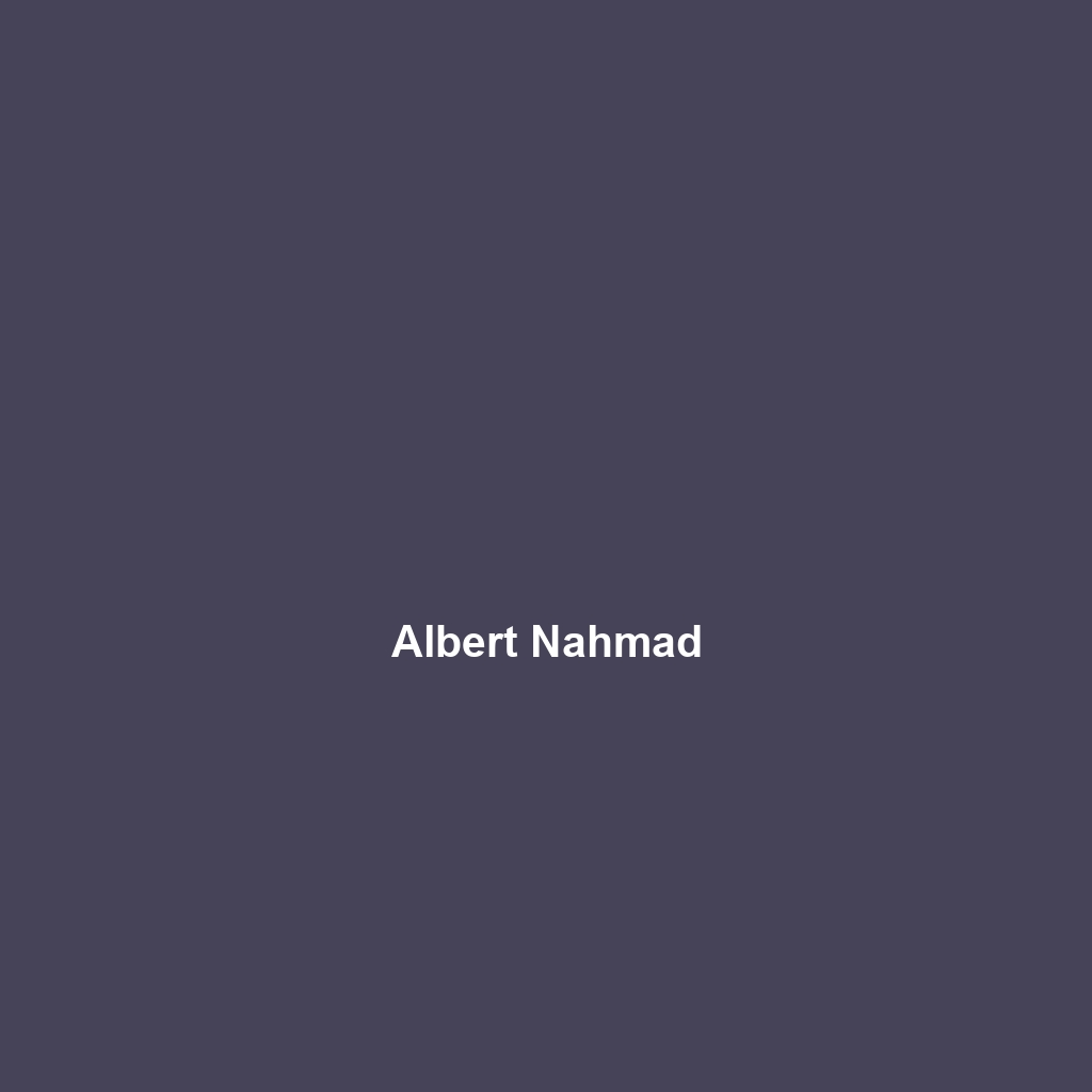 Albert Nahmad