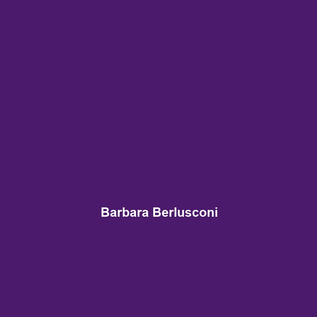 Barbara Berlusconi