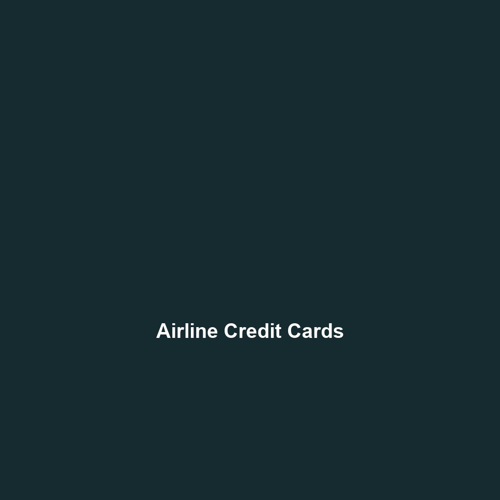 Airline Credit Cards