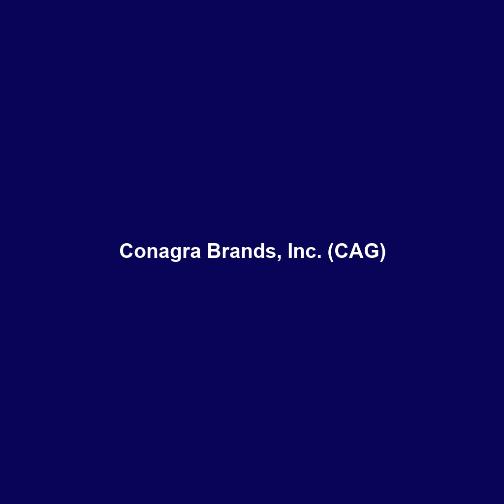 Conagra Brands, Inc. (CAG)