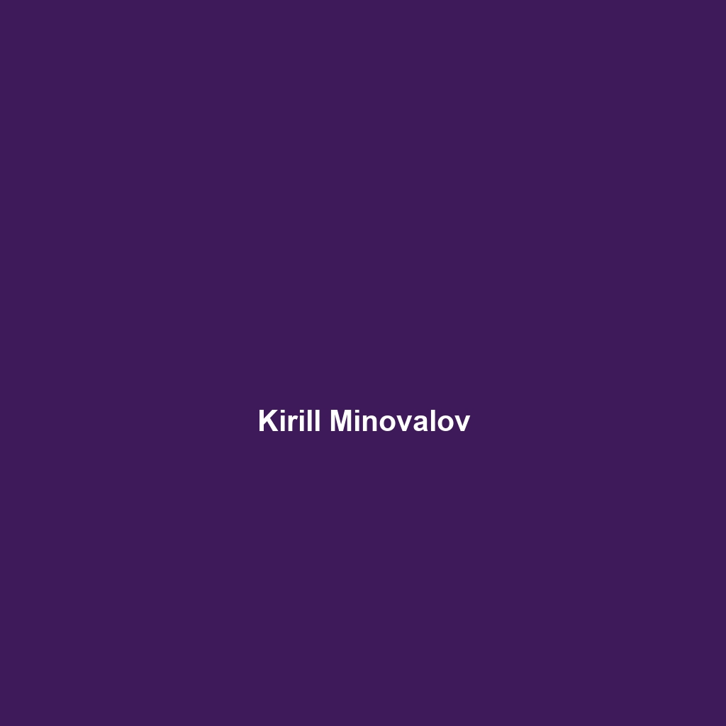 Kirill Minovalov