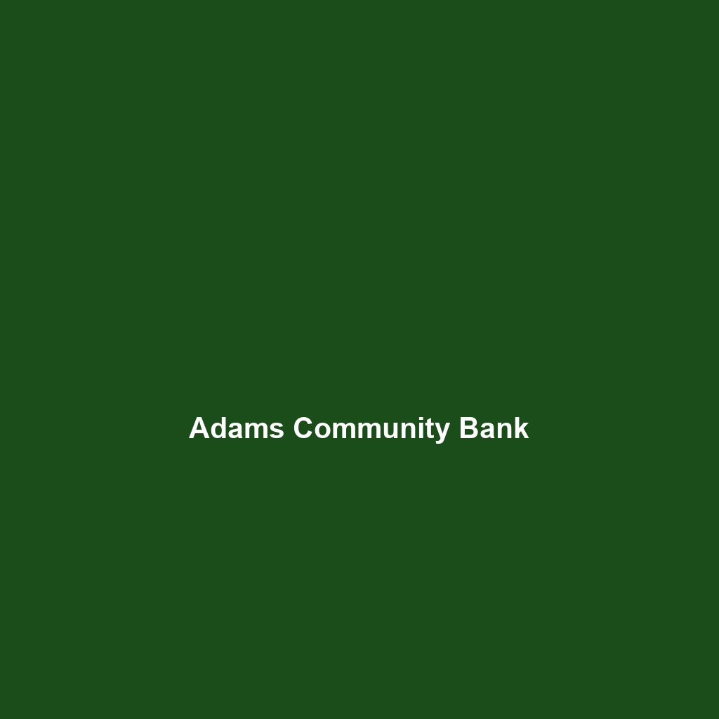 Adams Community Bank