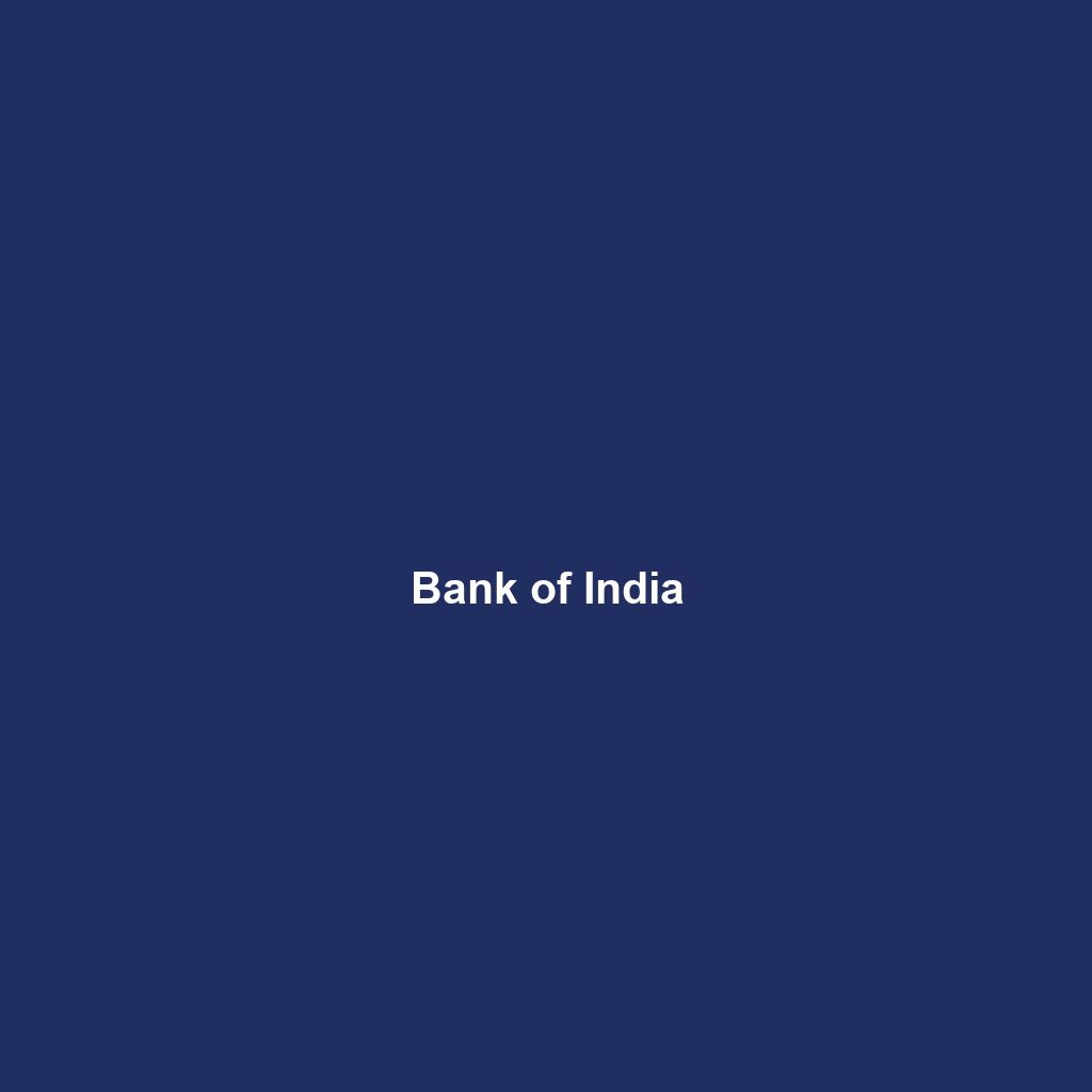 Bank of India