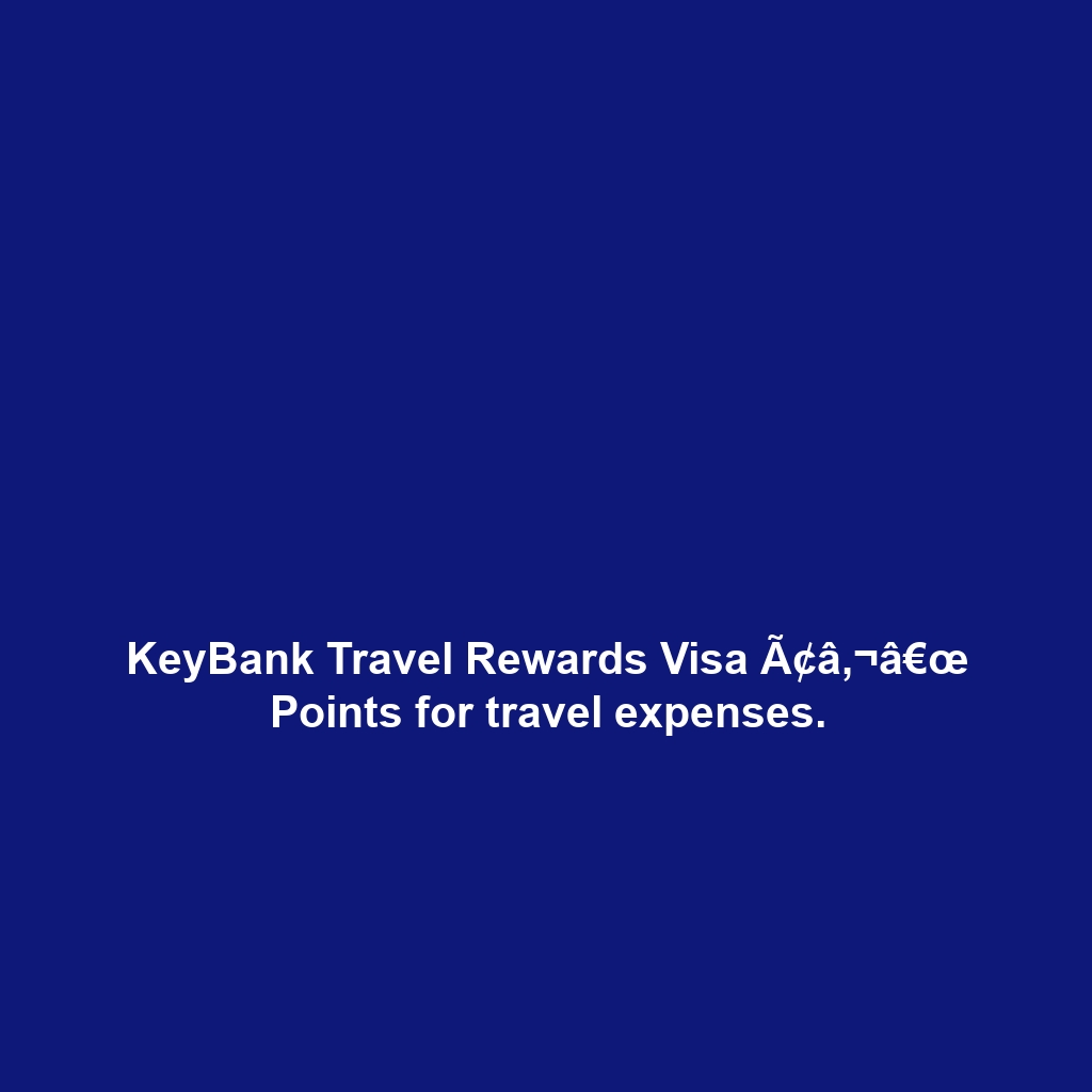 KeyBank Student Rewards Visa