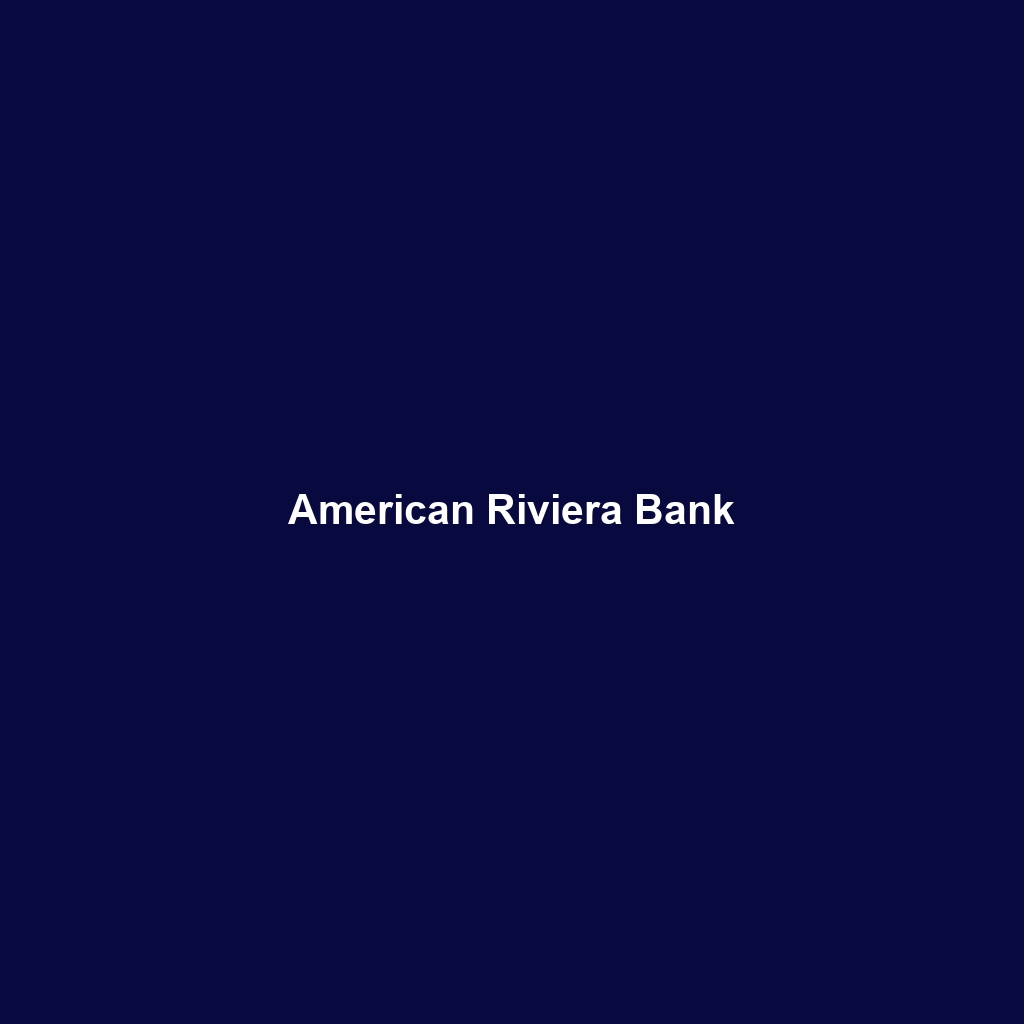 American Riviera Bank