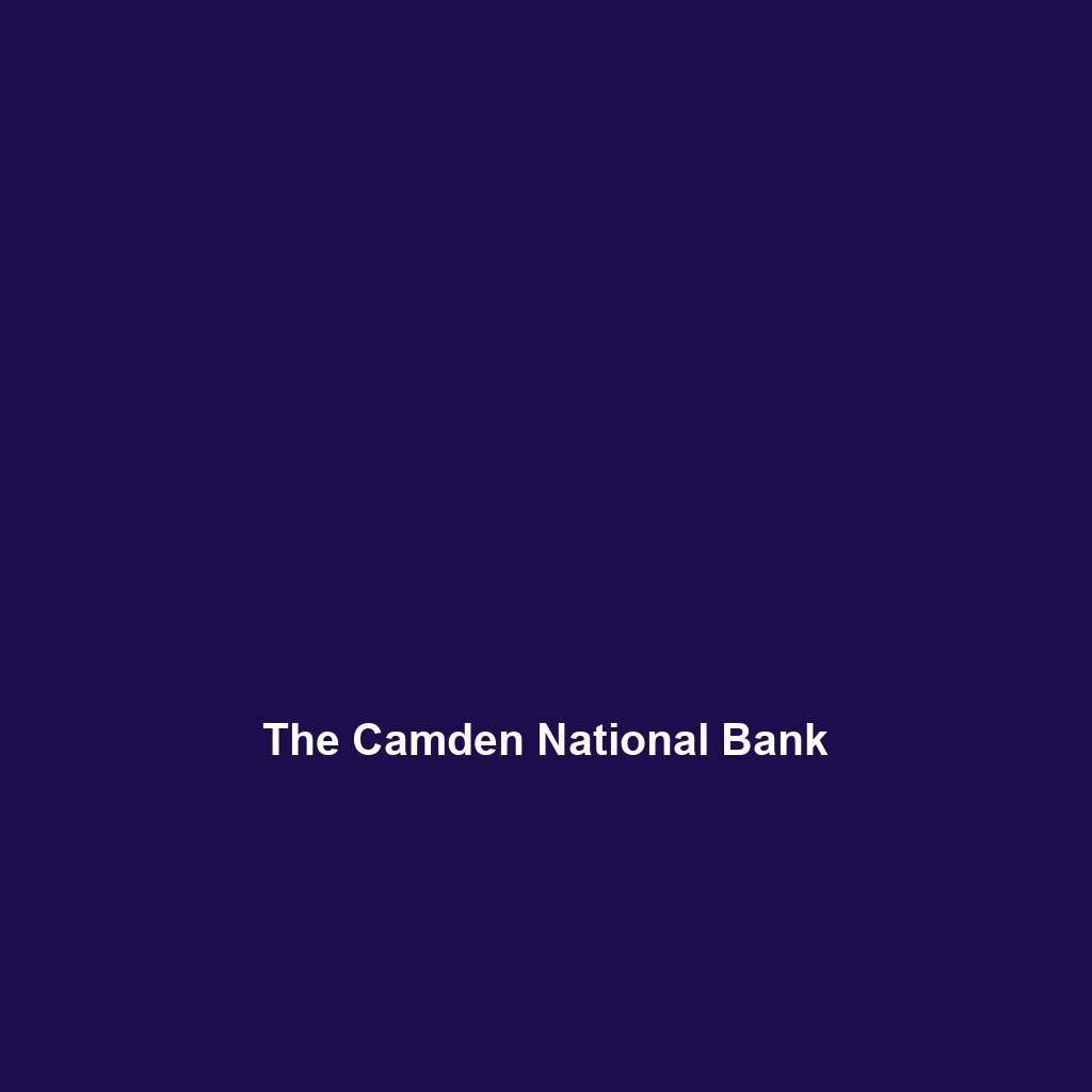 The Camden National Bank