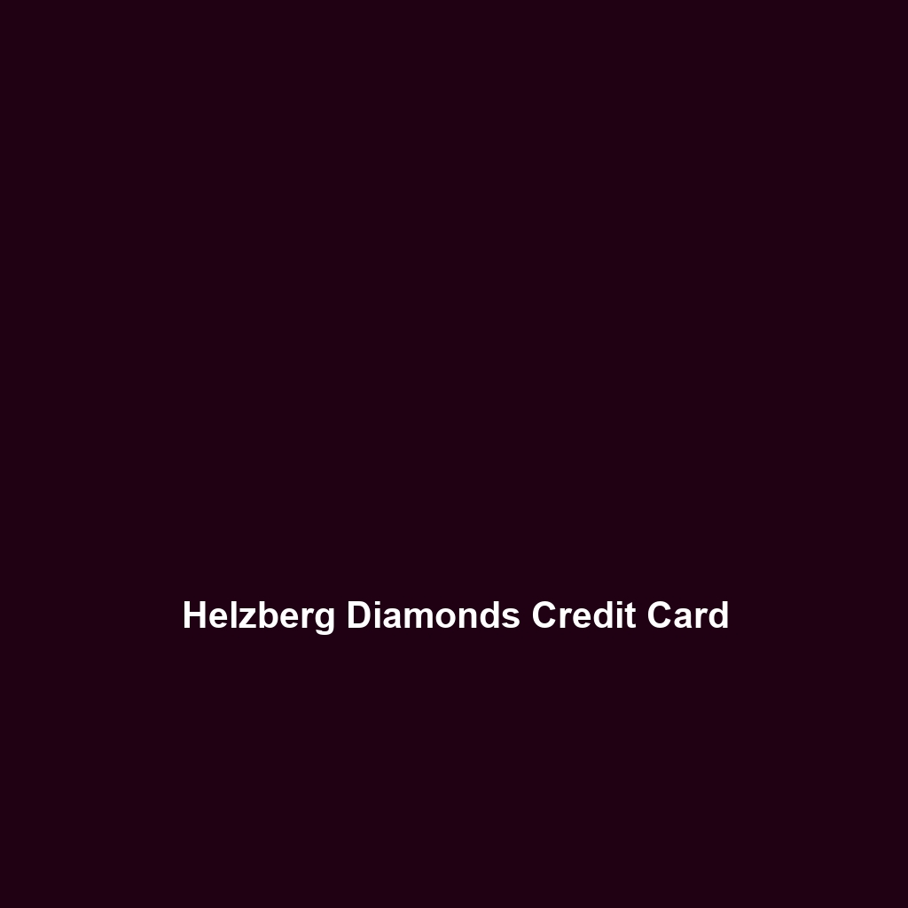 Helzberg Diamonds Credit Card