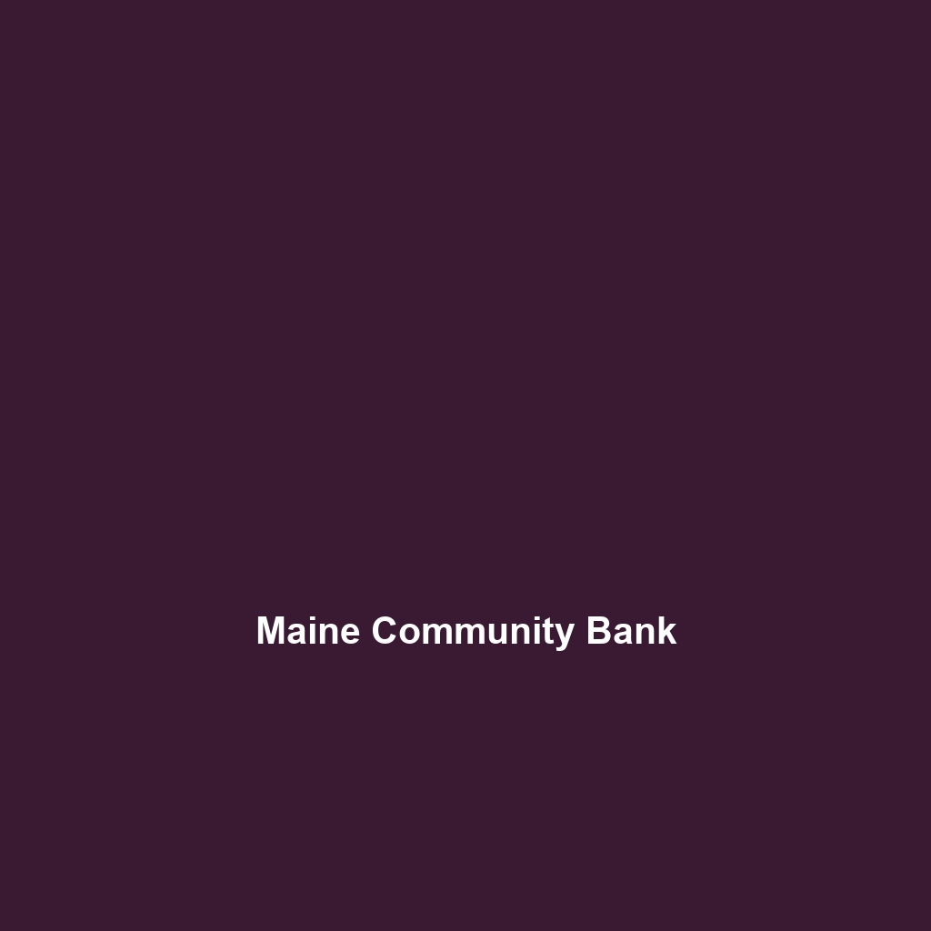 Maine Community Bank