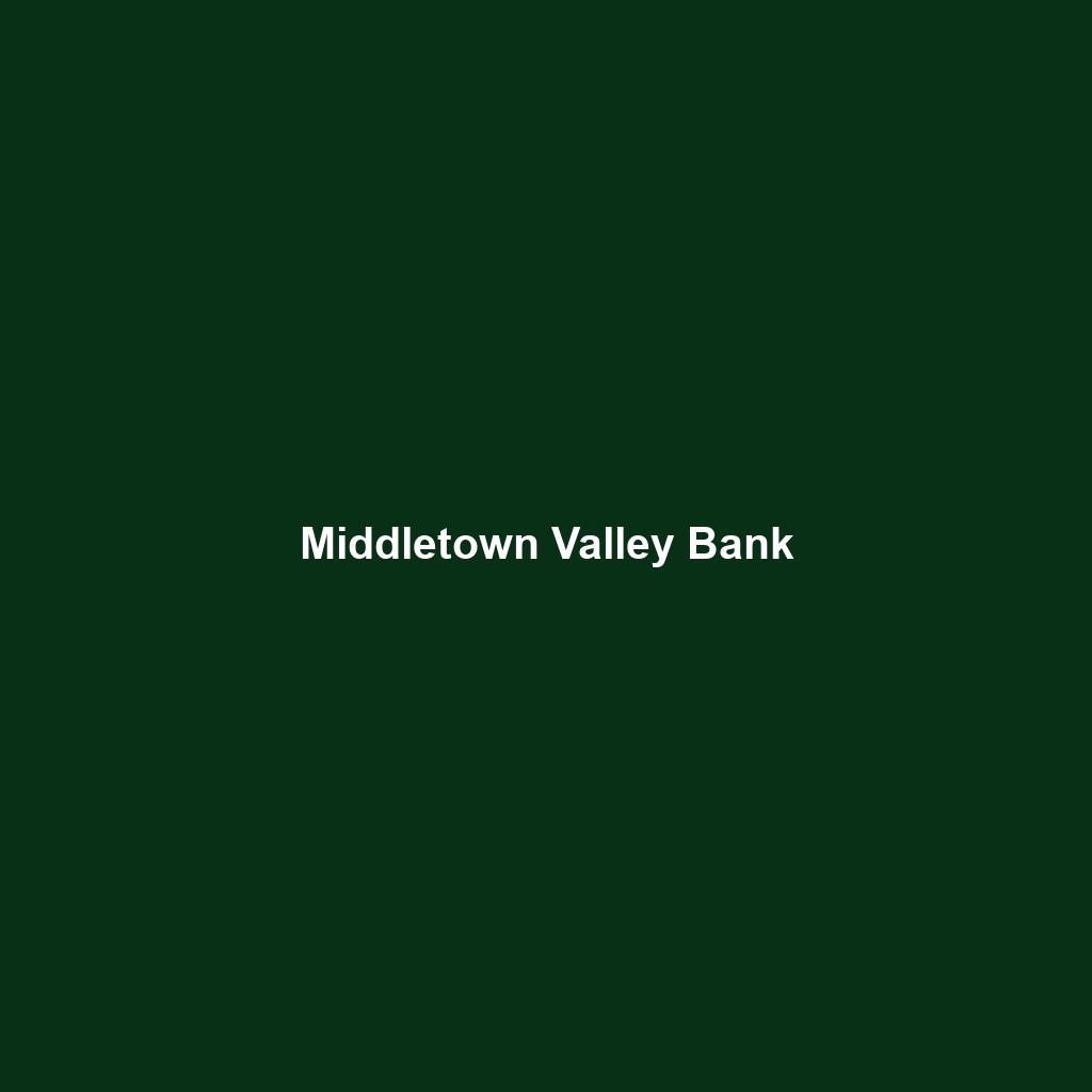 Middletown Valley Bank