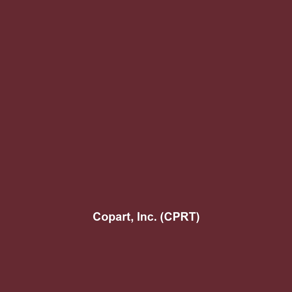 Copart, Inc. (CPRT)