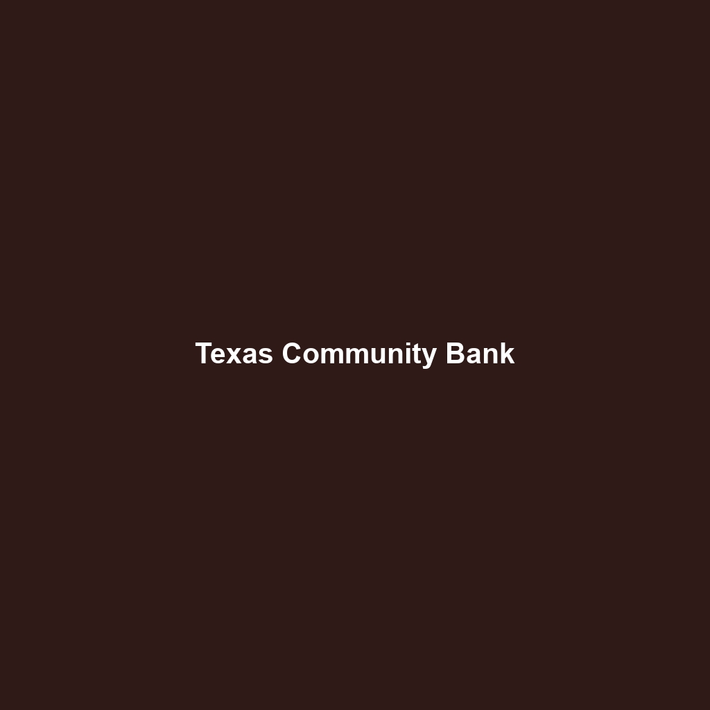 Texas Community Bank