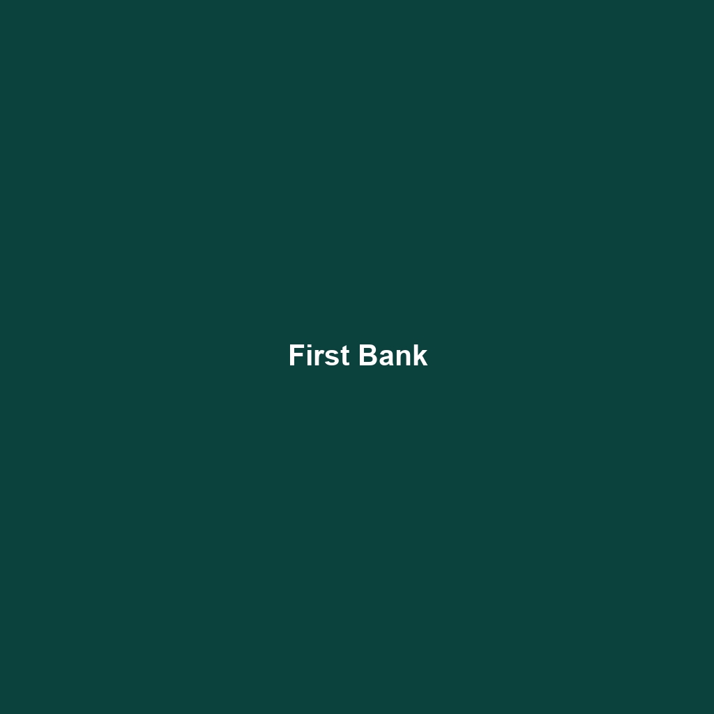 First Bank