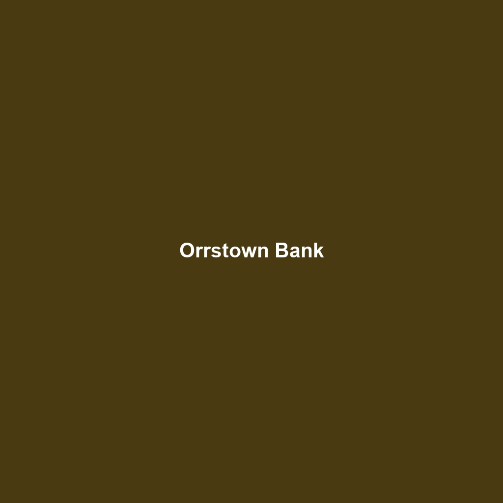 Orrstown Bank