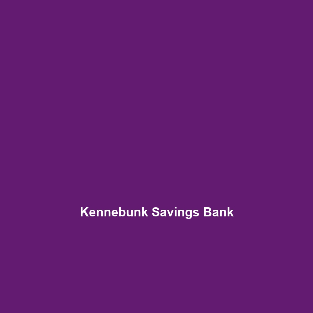 Kennebunk Savings Bank