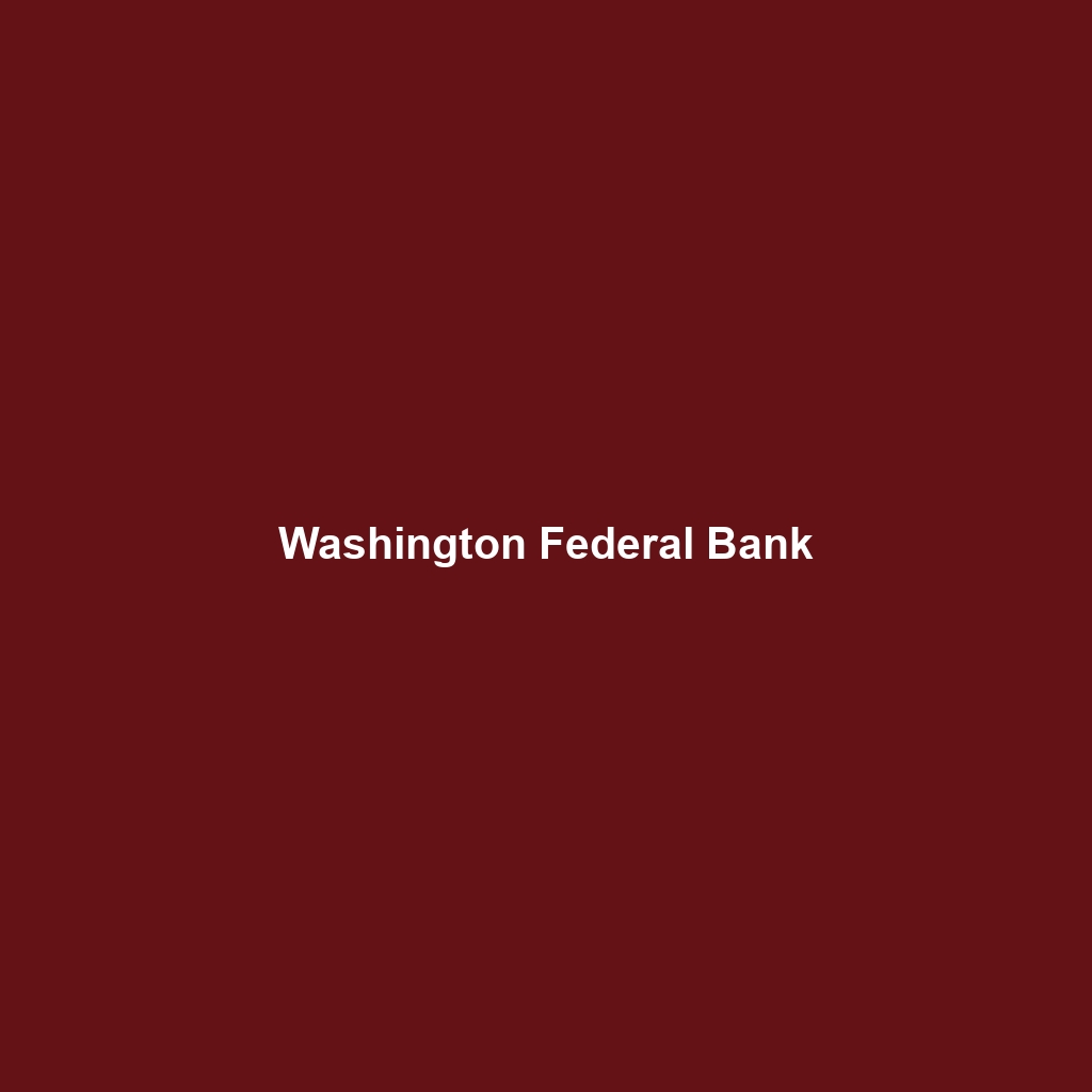 Washington Federal Bank