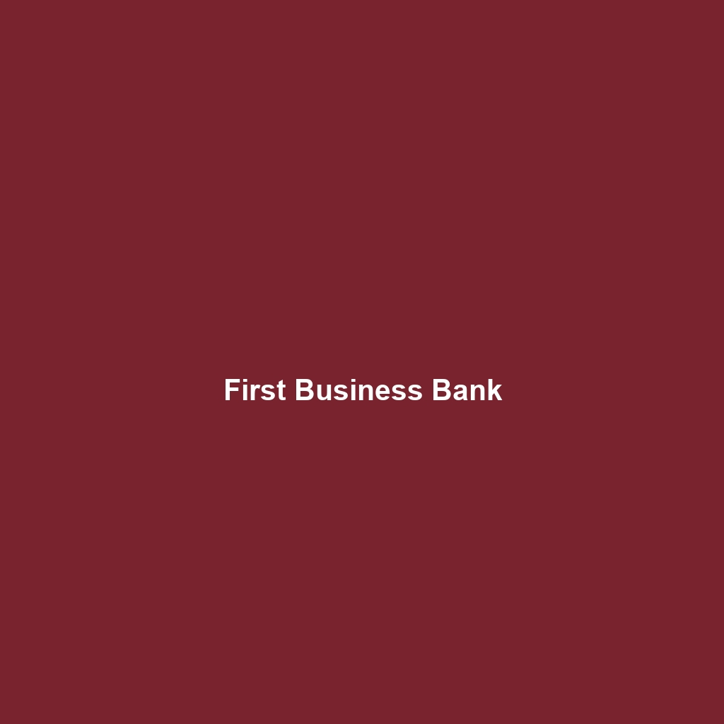 First Business Bank