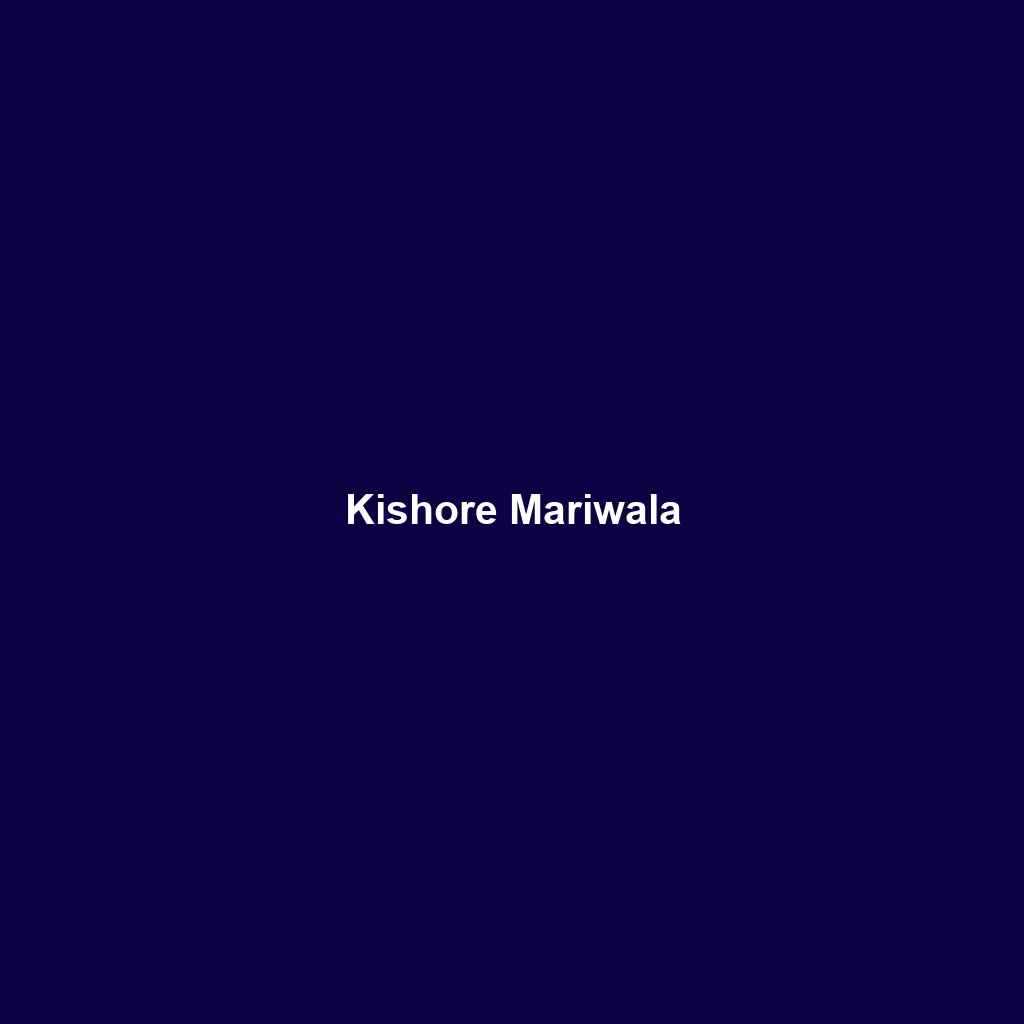 Kishore Mariwala