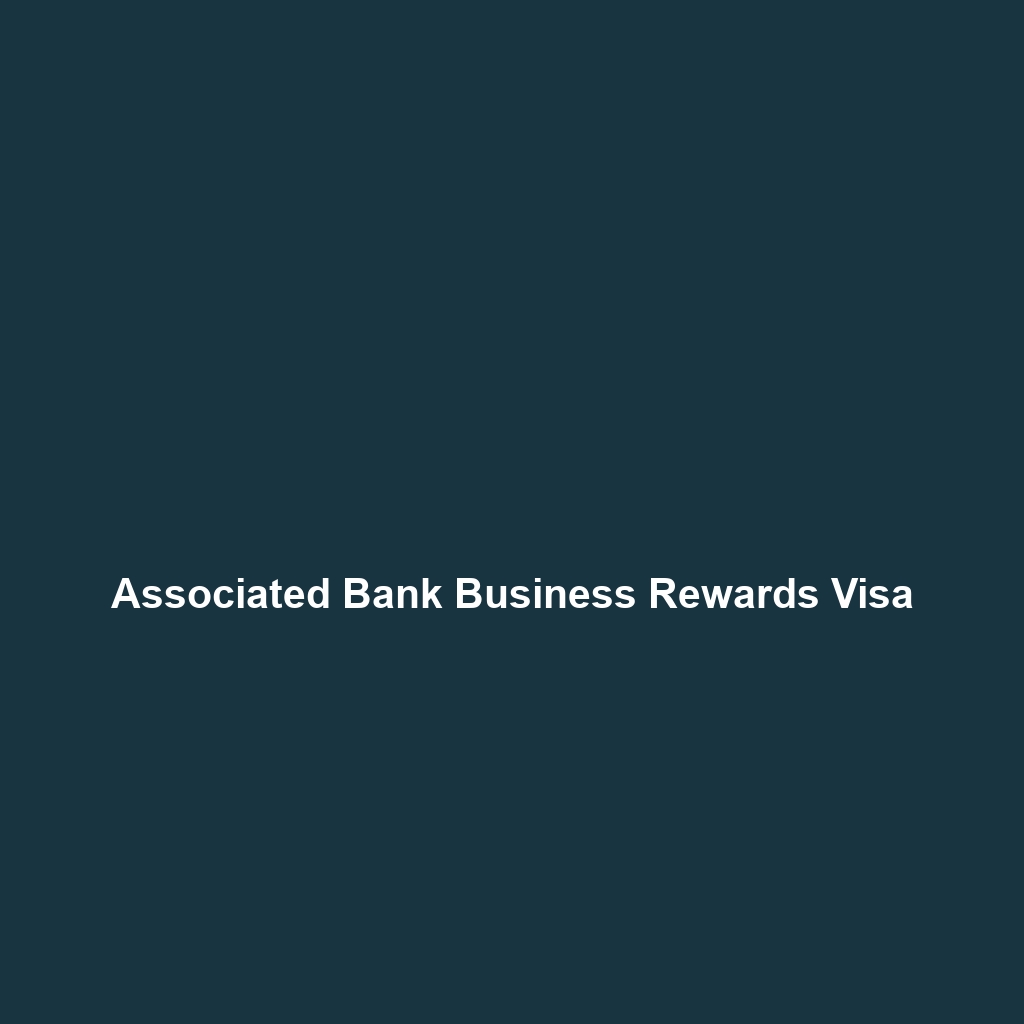 Associated Bank Business Rewards Visa