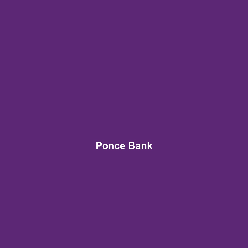 Ponce Bank