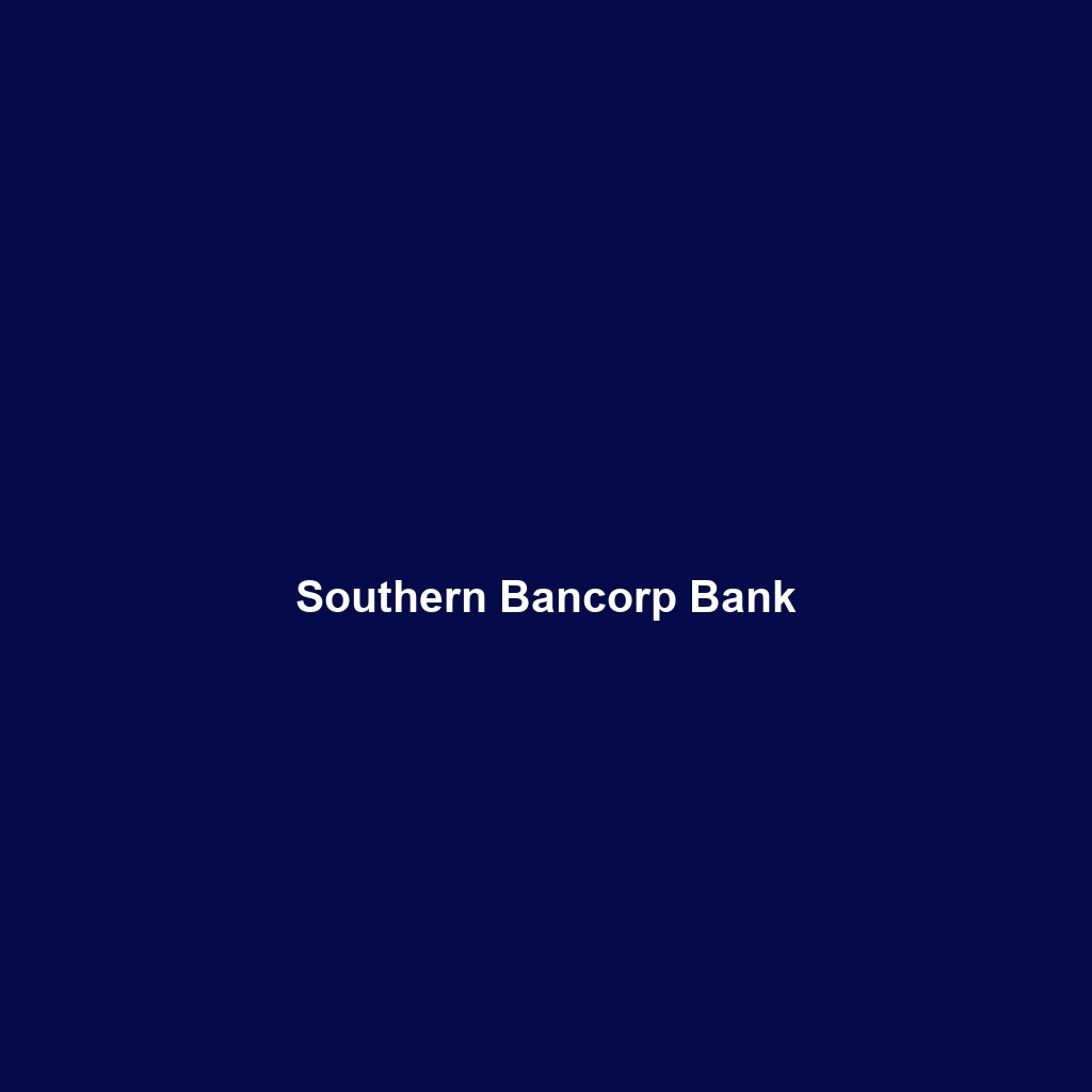 Southern Bancorp Bank