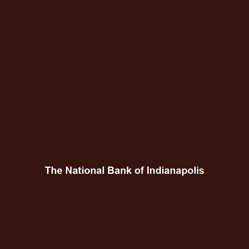 The National Bank of Indianapolis