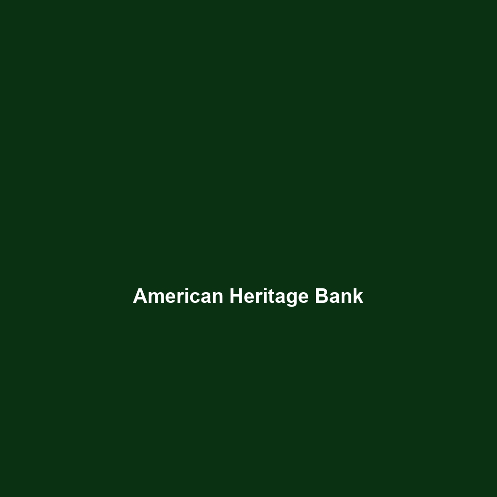 American Heritage Bank